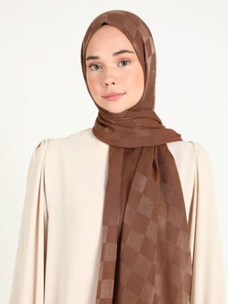 Dama Karla Bakır Şal