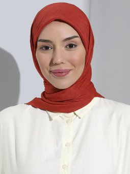 Mevsimlik Kraş Kiremit Eşarp