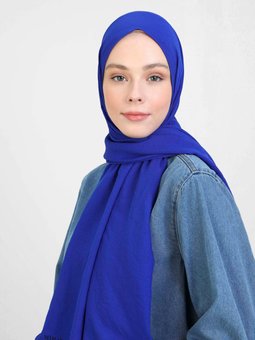 Pamuk Cazz Saks Şal