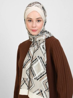 Shantuq Soft Vizon Şal Küp Desen