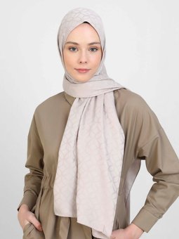 Diamond Yaprak Desen Kumsal Şal