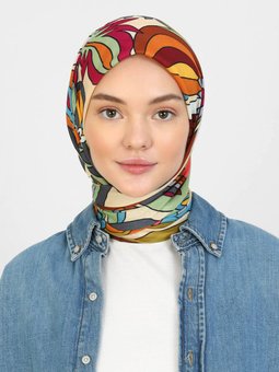 Soft Bliss Çok Renkli Eşarp