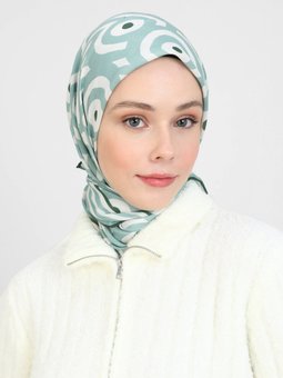 Vintage Soft Çok Renkli Eşarp