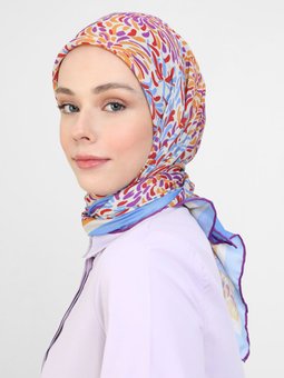 Vintage Soft Çok Renkli Eşarp