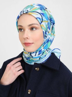 Vintage Soft Çok Renkli Eşarp