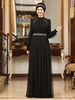 Siyah Abiye Elbise