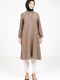 Vizon Kolu Apoletli Tunik