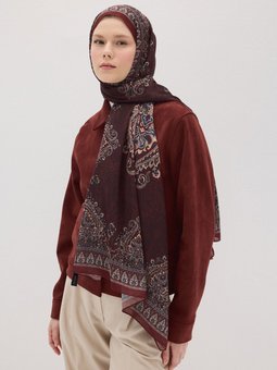Bordo Şal