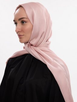 İdol Saten Janjan Pudra Şal