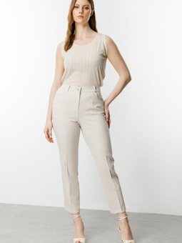 Kum Beli Lastikli Pantolon