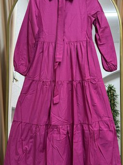 Pembe Gömlek Elbise