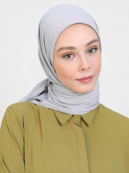 Pamuk Cazz Gümüş Eşarp