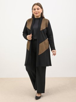 Orta Boy Bayan Yeşil Hırka