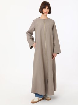 Fermuarlı Kap / Kahve Pardesü Vizon