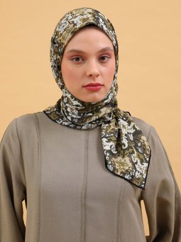 Etnik Desen Soft Cok Renkli Eşarp