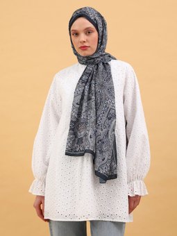 Etnik Desen Soft Cok Renkli Şal