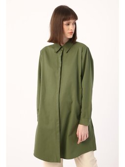 Büyük Beden Gömlek Haki