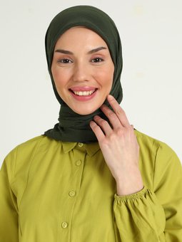 Bambu Kraş Haki Eşarp