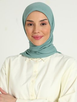 Bambu Kraş Mint Yeşili Eşarp