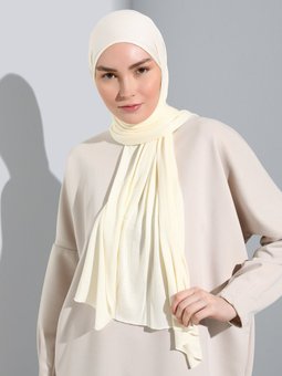 Luxury Penye Krem Şal