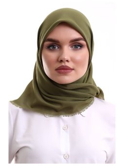 Pamuklu Pano Düz Desensiz Örtü Yeşil