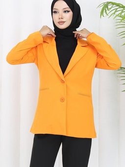 Turuncu Blazer Ceket