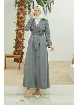 Allerli Denim Trençkot Gri
