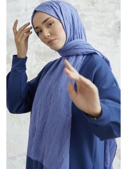 Bambu Kraş Mavi Şal