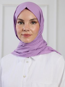 Pure Pamuk Lila Şal
