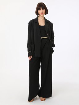 Modal Kumaşlı Rahat Kalıp Şık Exclusive Ceket Siyah