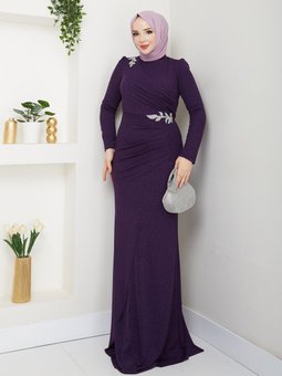 Mürdüm Masal Abiye Elbise