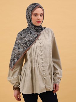 Etnik Desen Soft Cok Renkli Şal