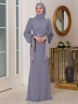 Firuze Duman Abiye Elbise
