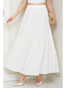 Beli Lastikli Bürümcük Beyaz Etek
