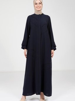 9290 Ferace İnce Taşlı Lacivert