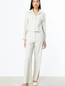 Kum Yan Cepli Bol Paça Pantolon