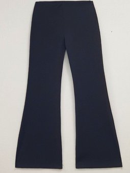 Siyah İspanyol Paça Scuba Pantolon