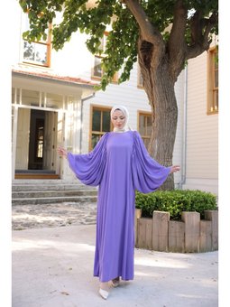 Firuze Lila Elbise