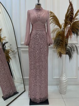 Pudra Ella Abiye Elbise