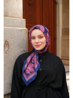 Soft Lacivert Eşarp