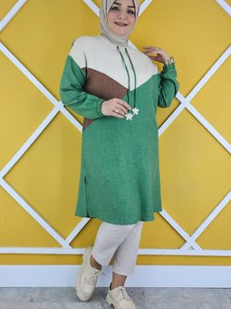 Benetton Bağucu Ve Kombin Detaylı Tunik