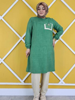 Benetton Cebi Kombin Ve Püskül Detaylı Testtür Tunik