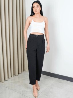 Siyah Havuç Pantolon