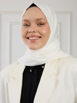 Pure Pamuk Ekru Şal