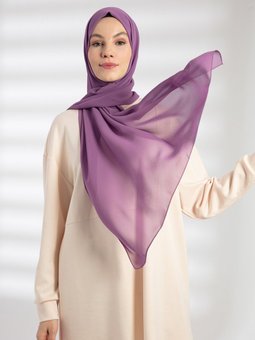 Şifon Lavanta Şal