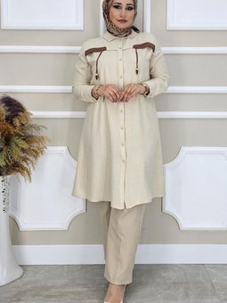 Taş Bağucu Detaylı Gömlek