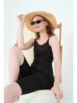 Leo İpli Yarı Kapalı Mayo