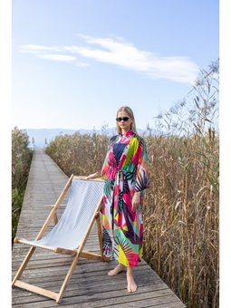 Vivora Toplamalı Yarım Kol Battal Yarı Kapalı Mayo