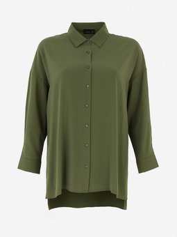 Büyük Beden Haki Tunik