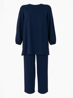 Büyük Beden Lacivert Takım